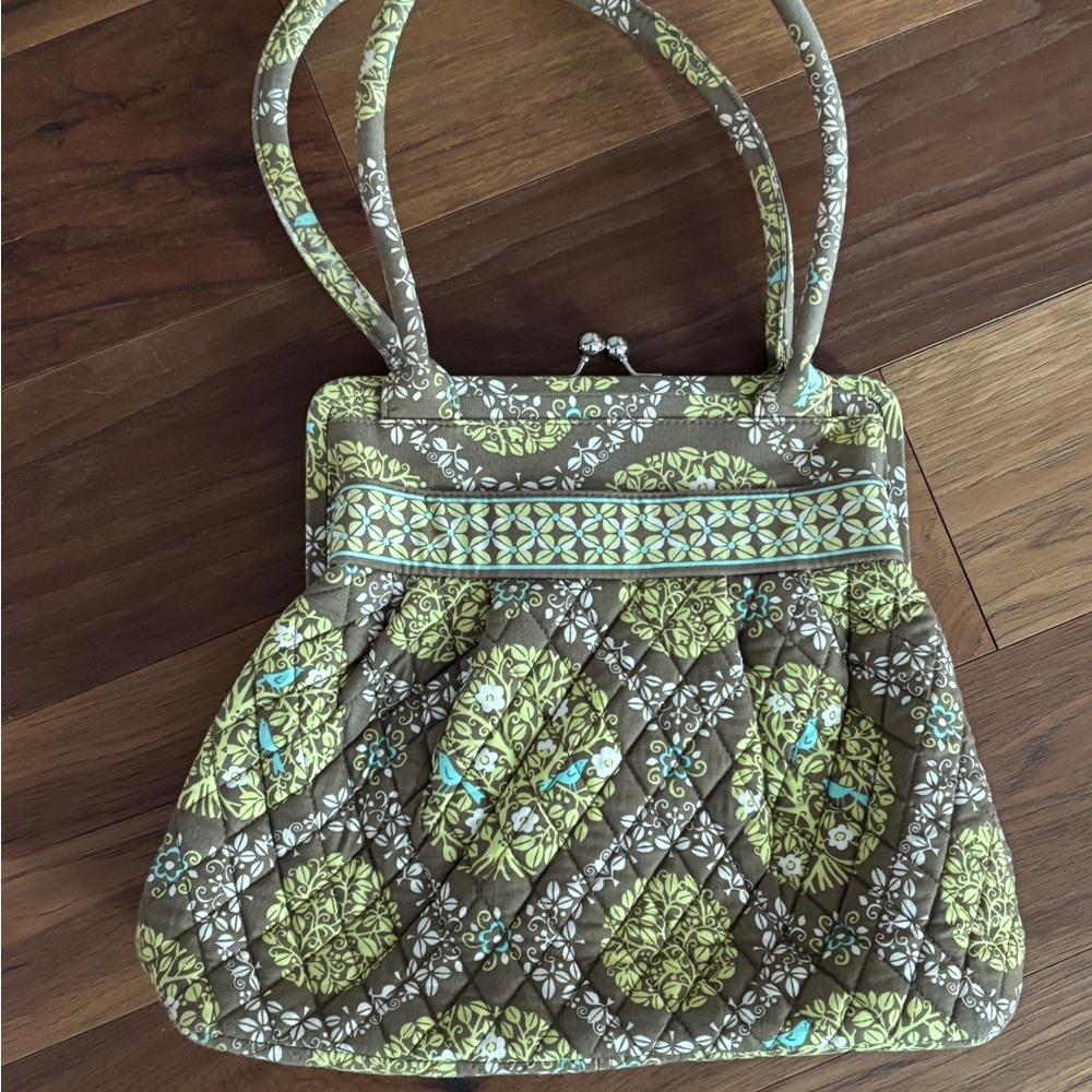 Vera Bradley Sittin in a Tree Pillbox Handbag